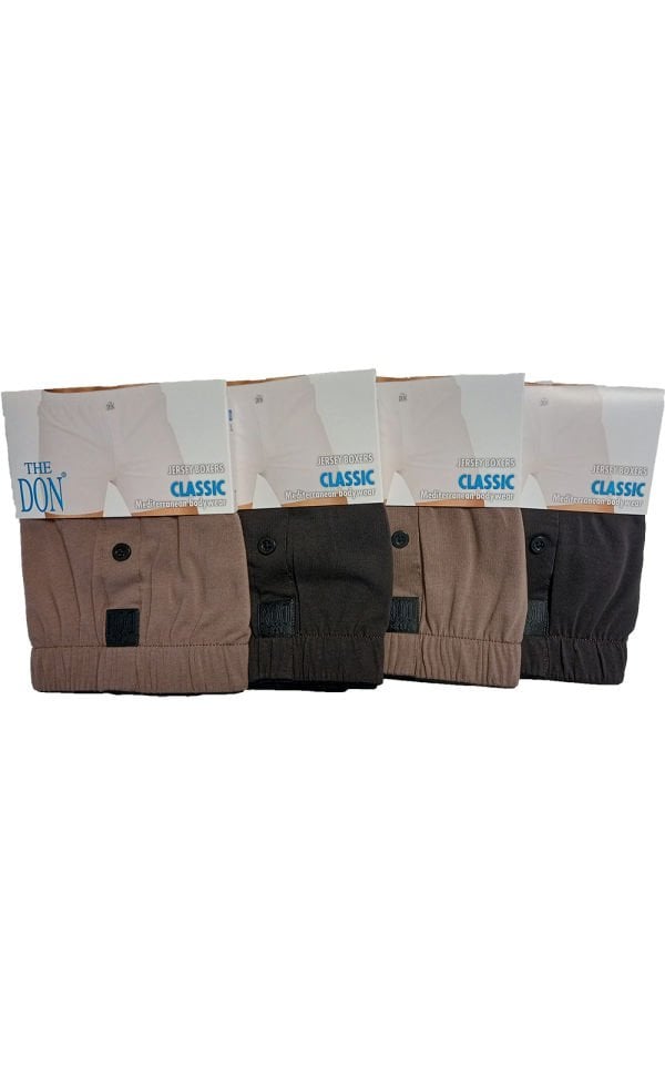 The DON Jersey Penye-Örme Erkek Boxer 4'lü Paket 4P5 (XL)