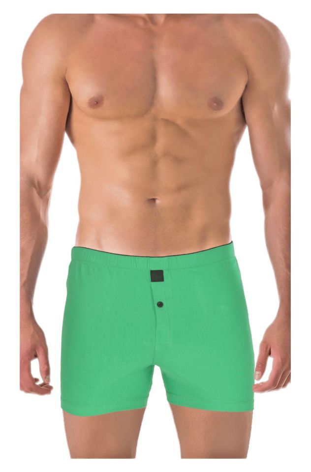 The DON Jersey Penye-Örme Erkek Boxer Çimen Yeşili