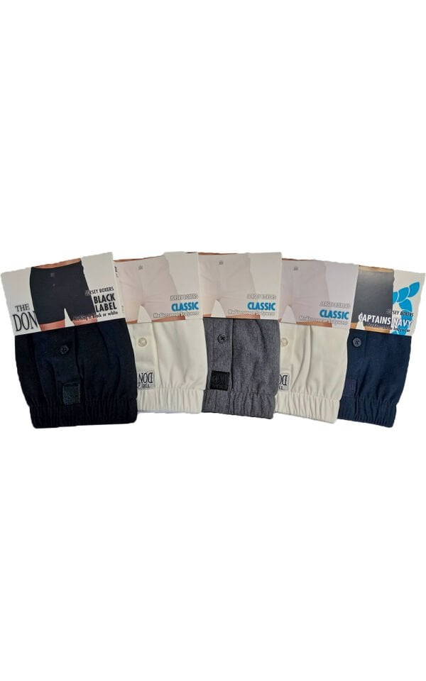 The DON Jersey Penye-Örme Erkek Boxer 5'li Paket 5P1 (XL)