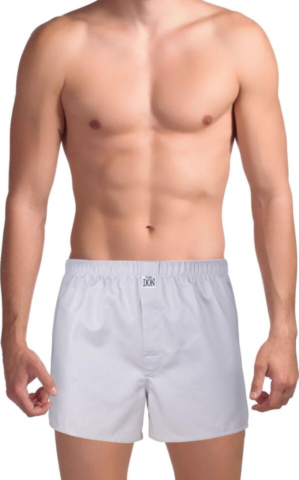 The DON Poplin Erkek Boxer Moonlit Grey