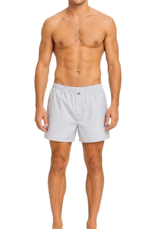 The DON Poplin Erkek Boxer Moonlit Grey