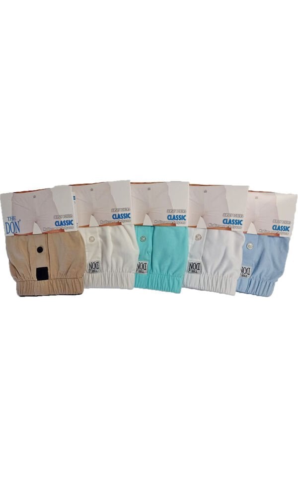 The DON Jersey Penye-Örme Erkek Boxer 5'li Paket 5P2 (L)