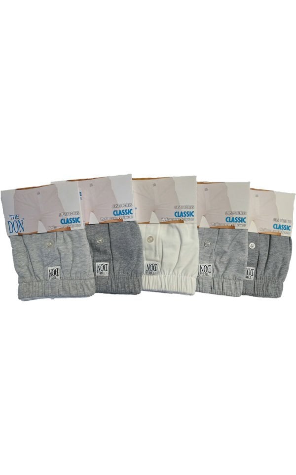 The DON Jersey Penye-Örme Erkek Boxer 5'li Paket 5P2 (XXL)