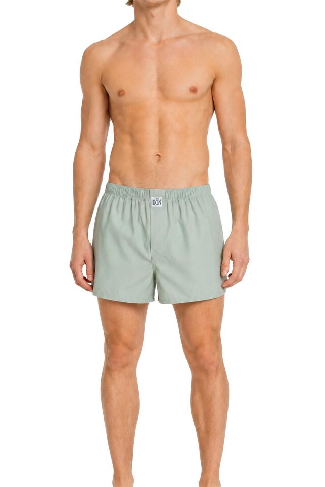 The DON Poplin Erkek Boxer Lunar Silver