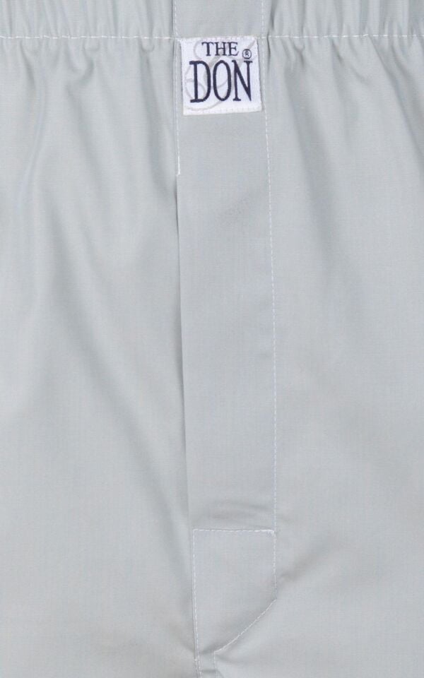 The DON Poplin Erkek Boxer Lunar Silver