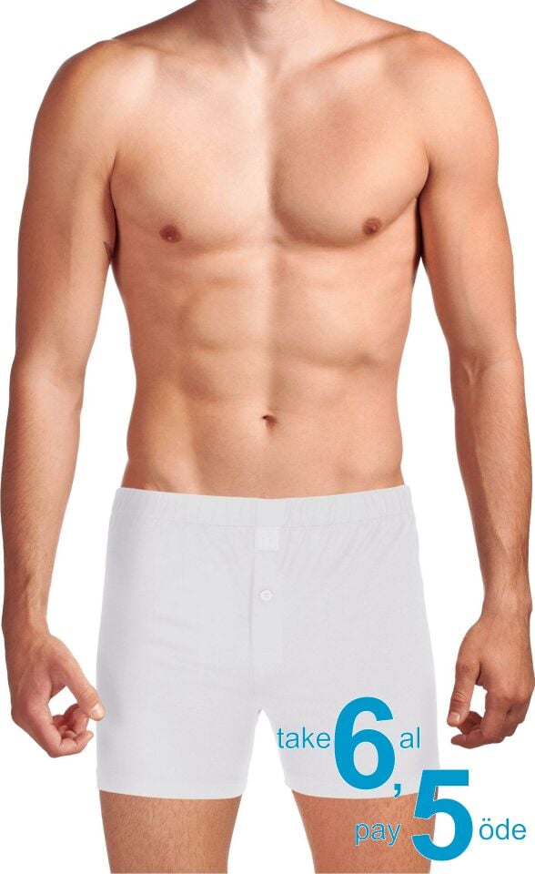 The DON Termal Erkek Boxer Beyaz