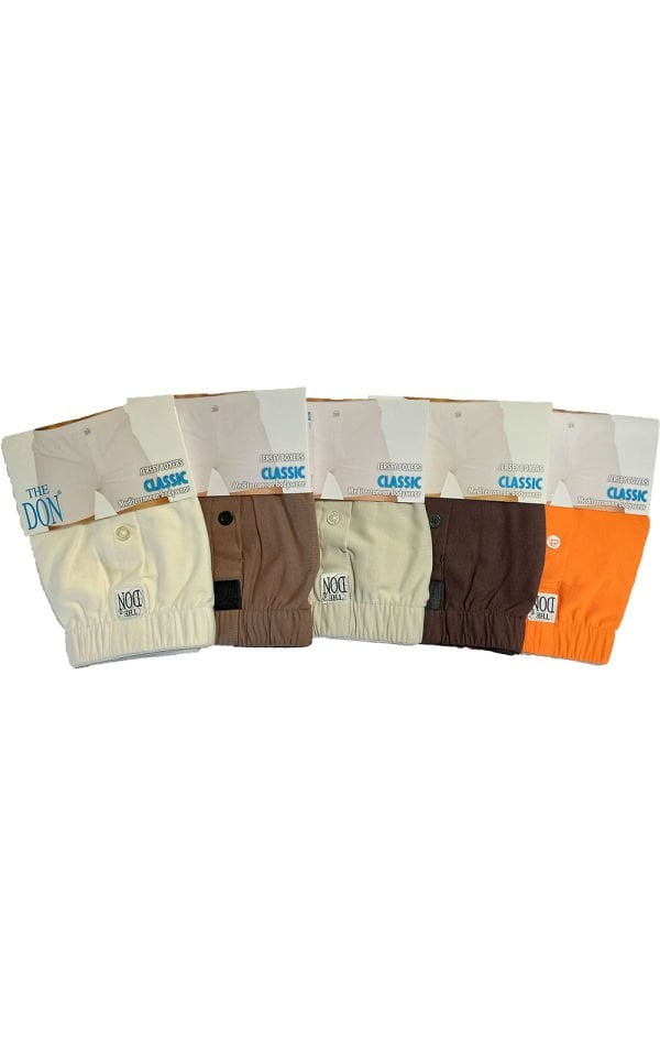The DON Jersey Penye-Örme Erkek Boxer 5'li Paket 5P4 (M)