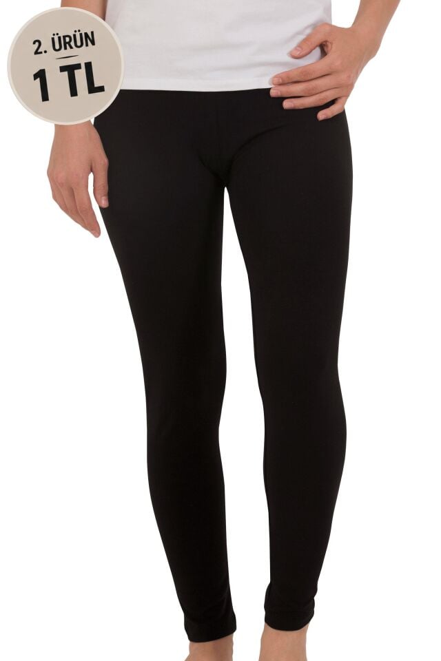 The DON Leggings Kadın Tayt Siyah
