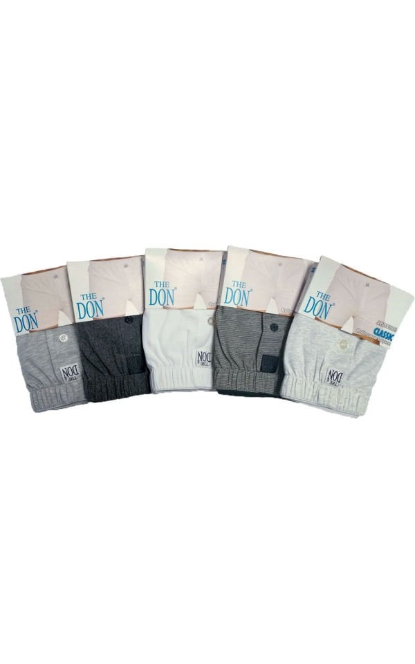 The DON Jersey Penye-Örme Erkek Boxer 5'li Paket 5P5 (L)