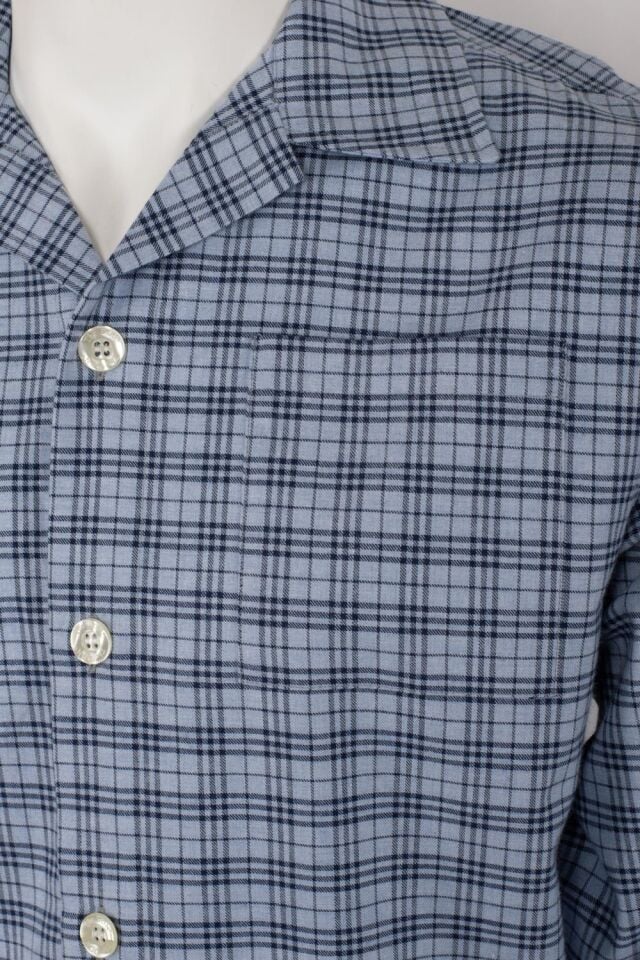 The DON Poplin Erkek Pijama Takımı Blue Lagoon Plaid