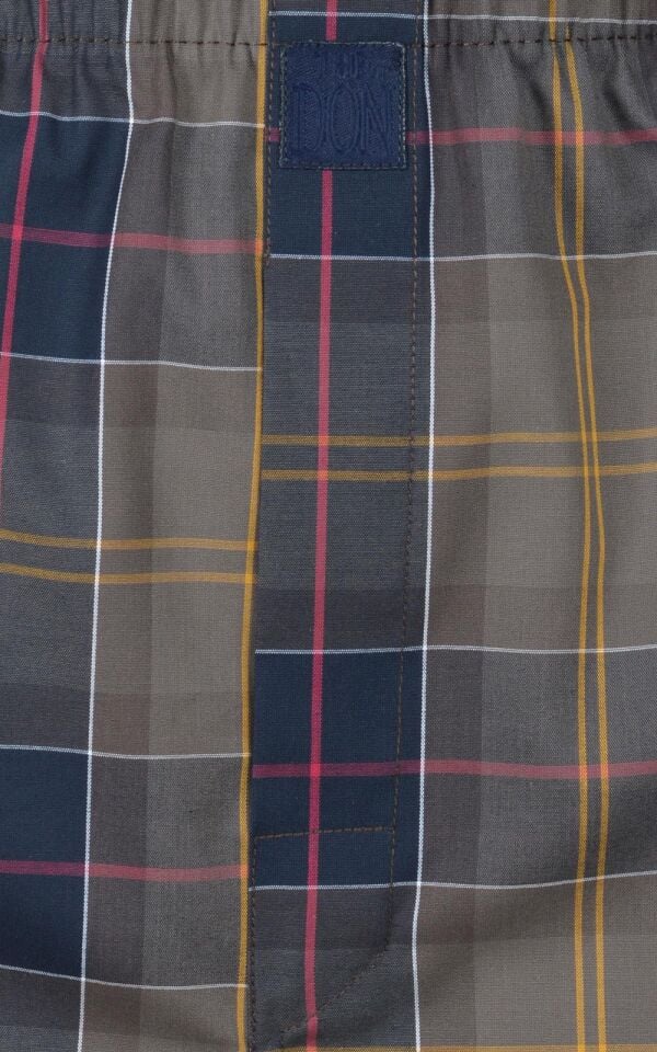 The DON Poplin Erkek Boxer Sunset Plaid