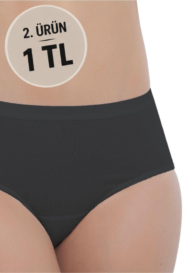 The DON High Rise Kadın Slip Siyah