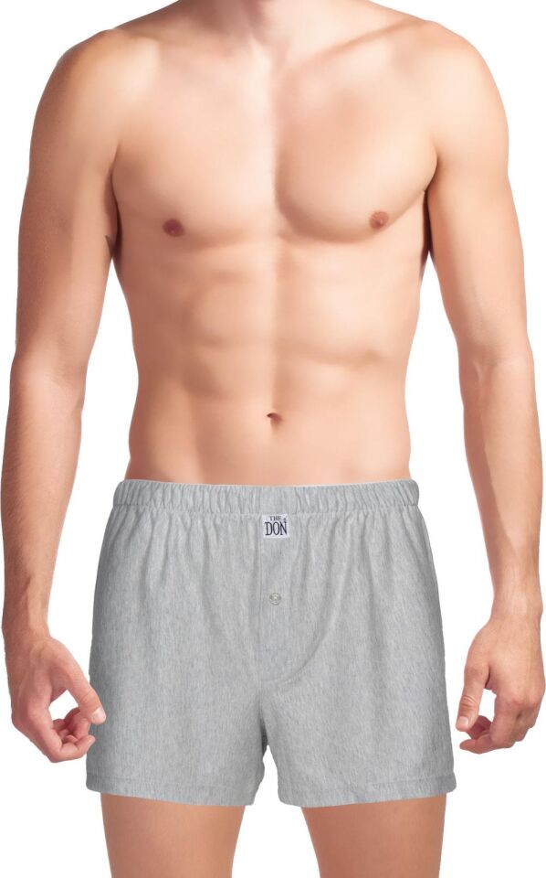 The DON Cottonizm %100 Pamuk Erkek Boxer A.Gri