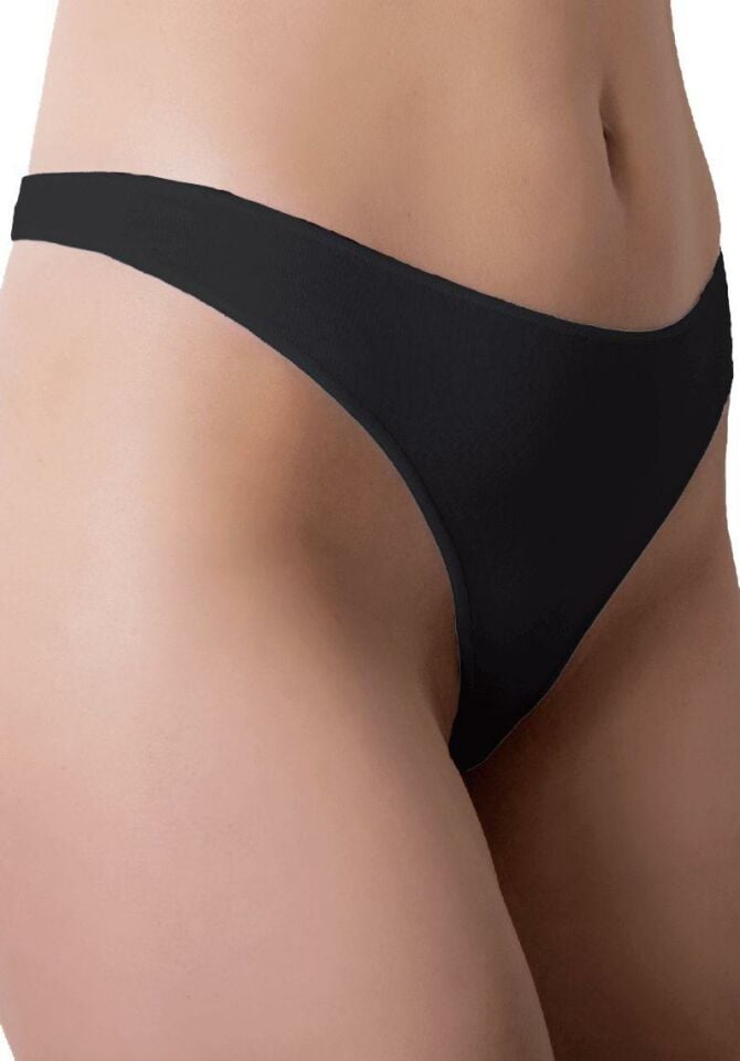 The DON G-String Kadın Slip Siyah Siyah - XXL