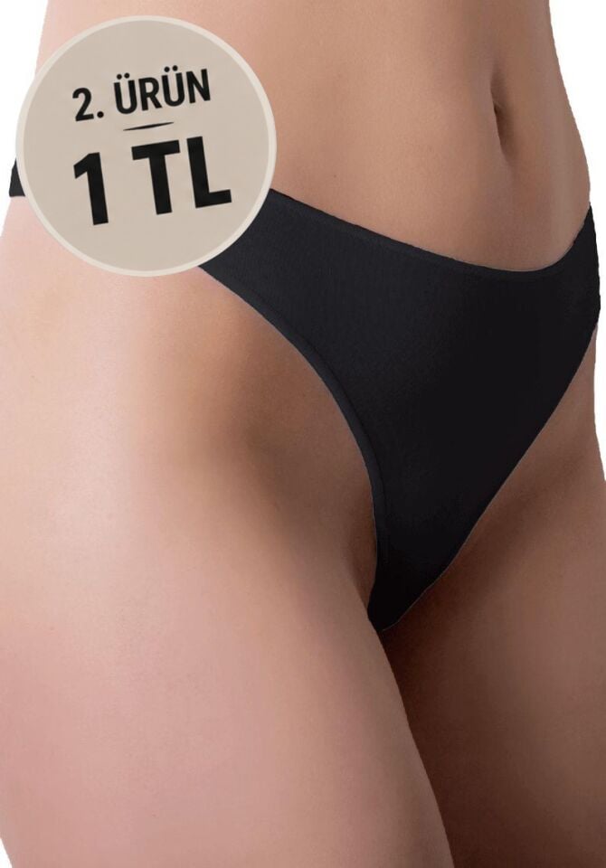 The DON G-String Kadın Slip Siyah