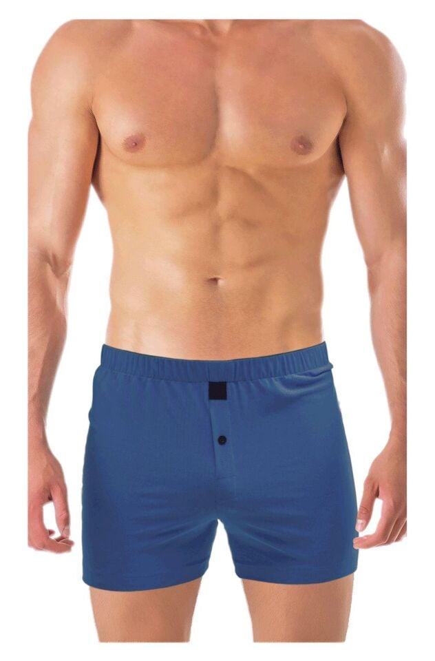 The DON Jersey Penye-Örme Erkek Boxer İndigo