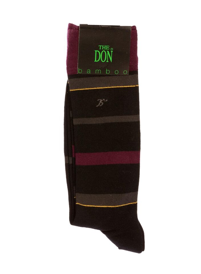 The DON Erkek Bambu Çorap K008A Siyah