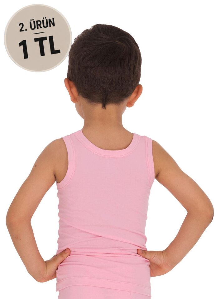 The DON Süprem Erkek Çocuk Atlet Pembe