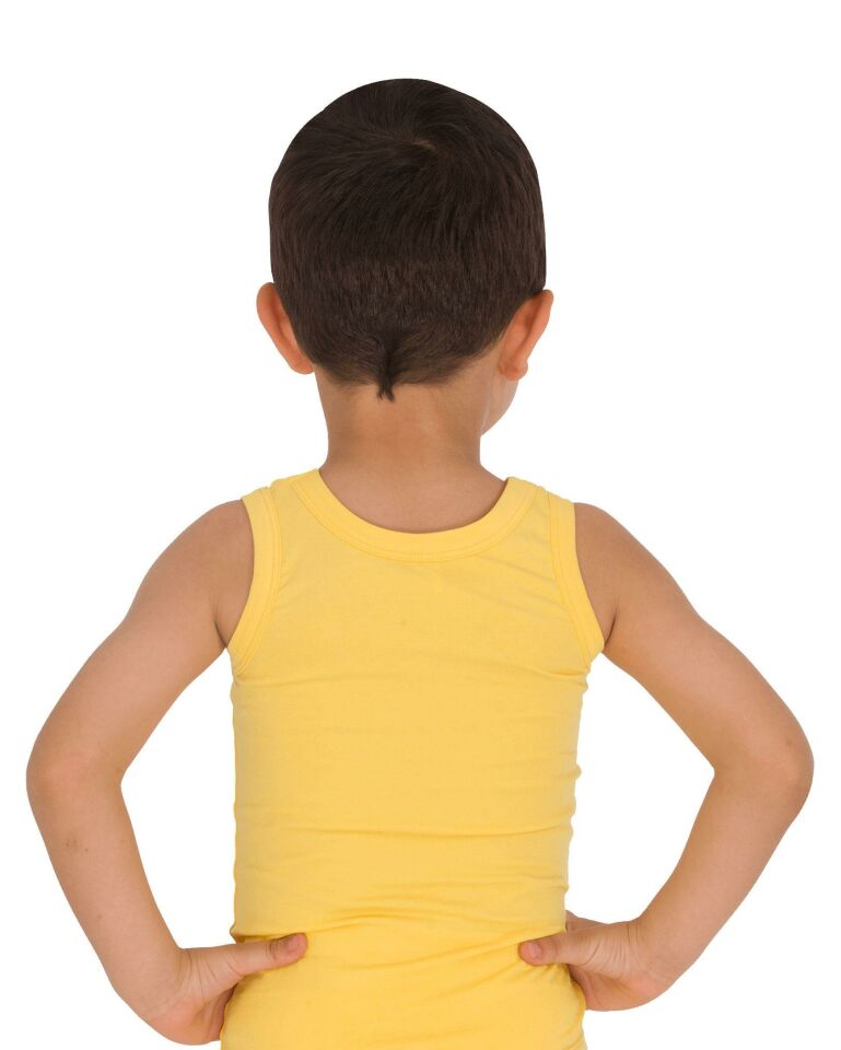 The DON Süprem Erkek Çocuk Atlet Sarı