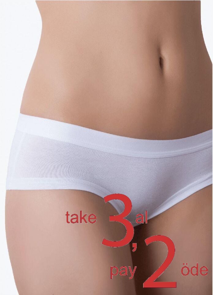 The DON Panties Kadın Slip Beyaz