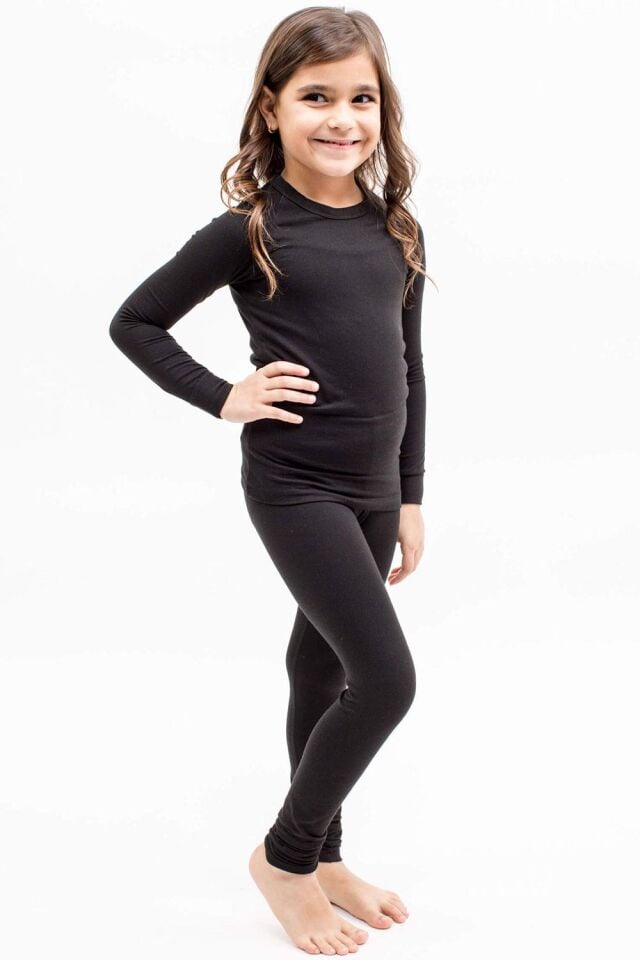 The DON Kız Çocuk Termal İçlik Alt Siyah