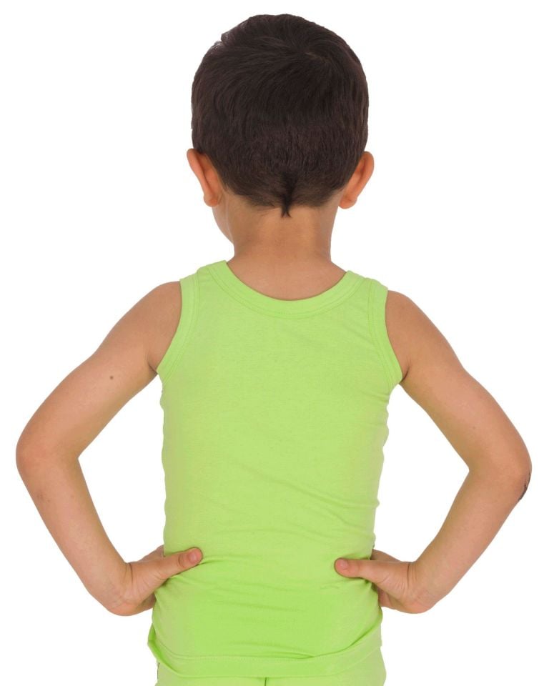 The DON Süprem Erkek Çocuk Atlet Fıstık Yeşili