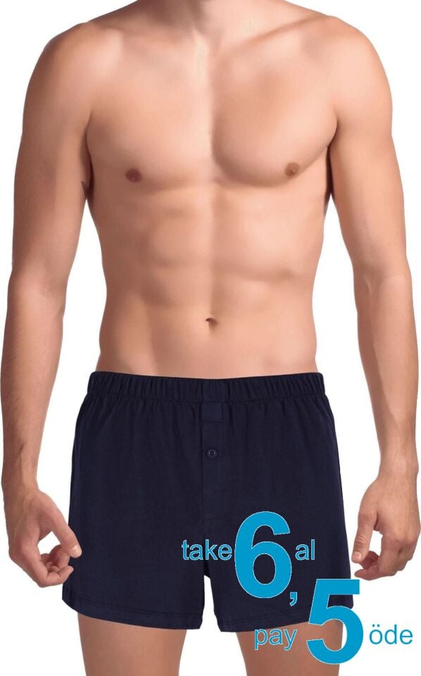 The DON Cottonizm %100 Pamuk Erkek Boxer Lacivert