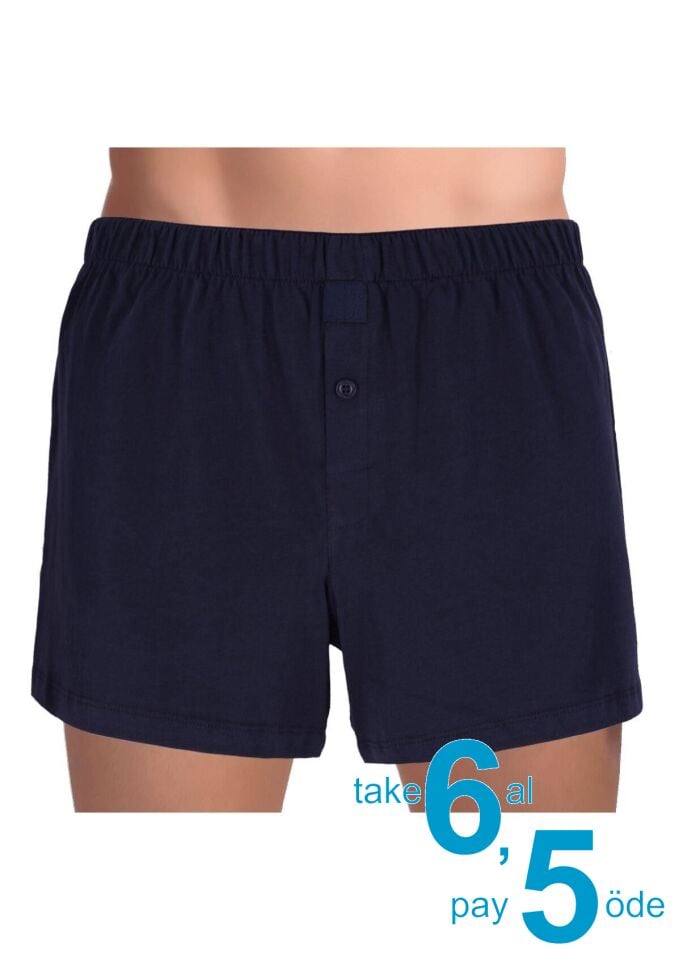 The DON Cottonizm %100 Pamuk Erkek Boxer Lacivert