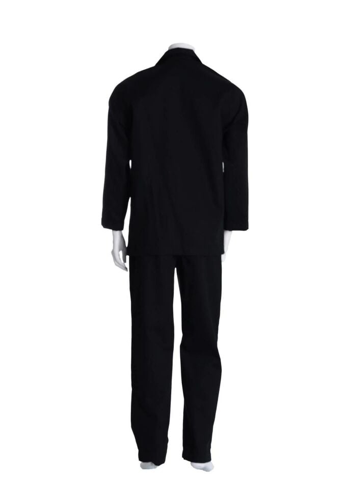 The DON Poplin Erkek Pijama Takımı Siyah Renk
