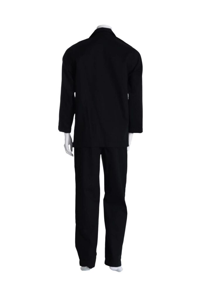 The DON Poplin Erkek Pijama Takımı Siyah Renk