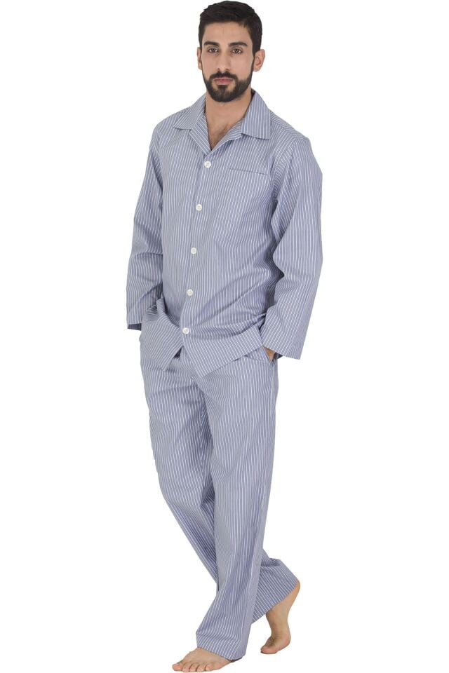 The DON Poplin Erkek Pijama Takımı Desen 9