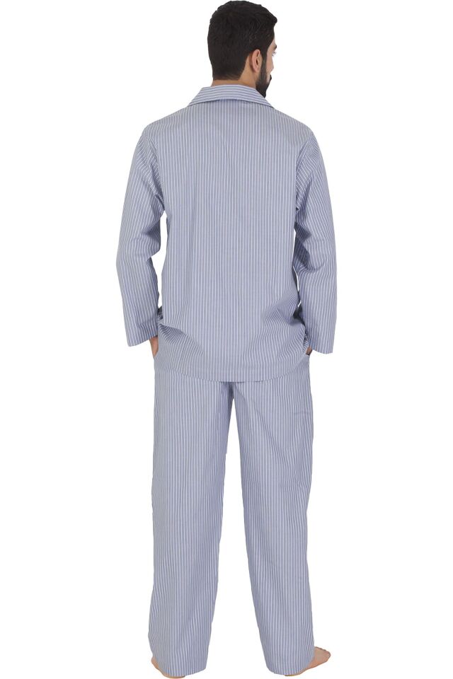 The DON Poplin Erkek Pijama Takımı Desen 9