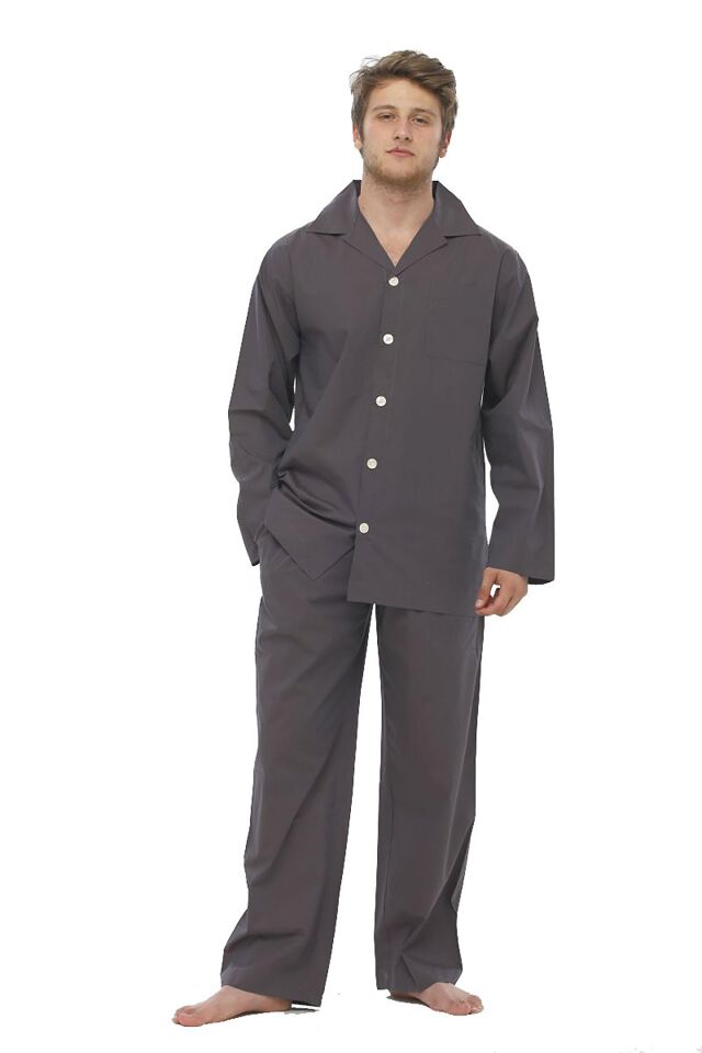 The DON Poplin Erkek Pijama Takımı Desen 12