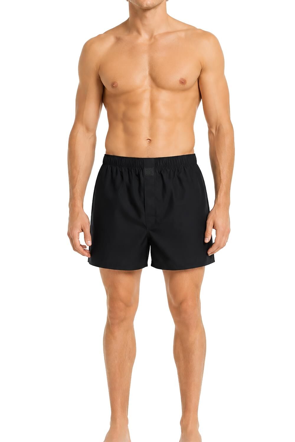 The DON Poplin Erkek Boxer Siyah Renk
