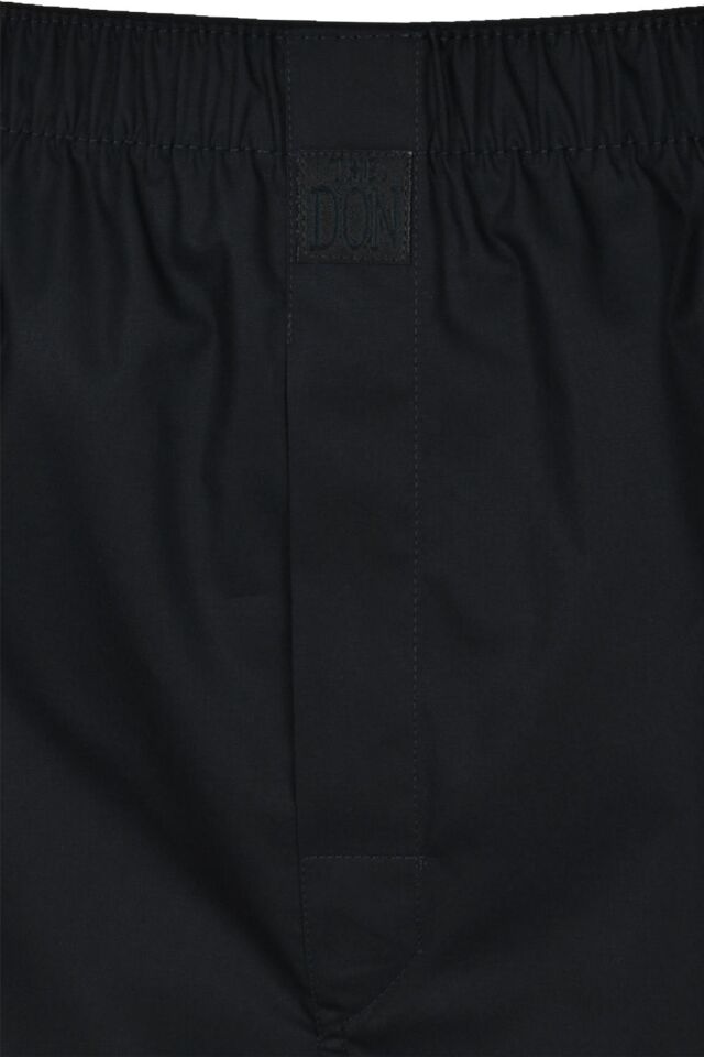 The DON Poplin Erkek Boxer Siyah Renk