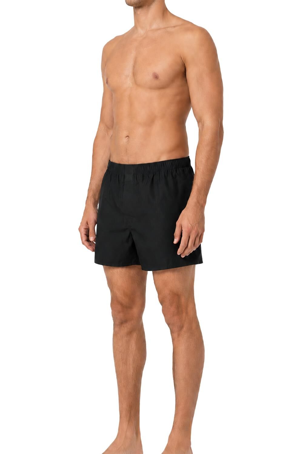 The DON Poplin Erkek Boxer Siyah Renk