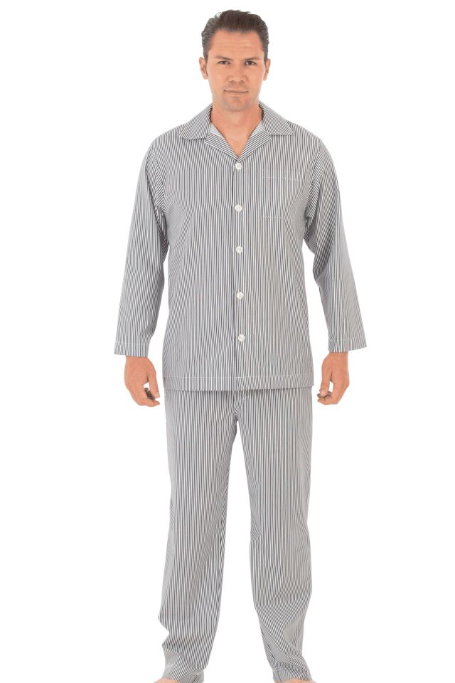 The DON Poplin Erkek Pijama Takımı Desen 17