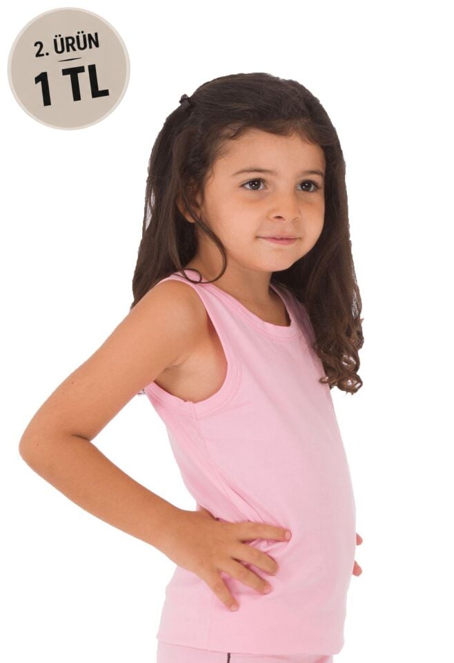 The DON Süprem Kız Çocuk Atlet Pembe