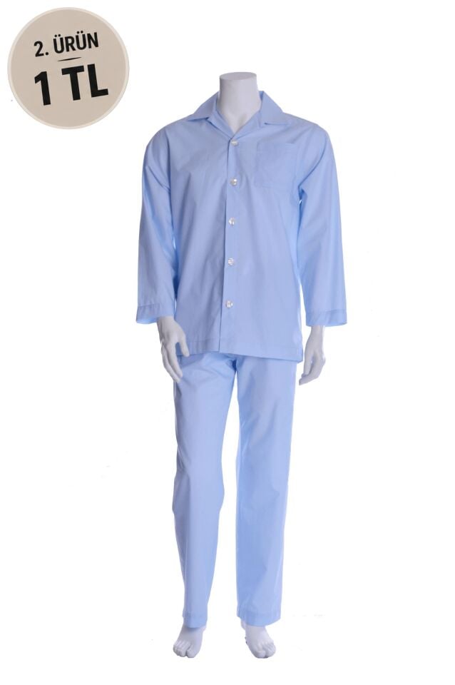 The DON Poplin Erkek Pijama Takımı Desen 21