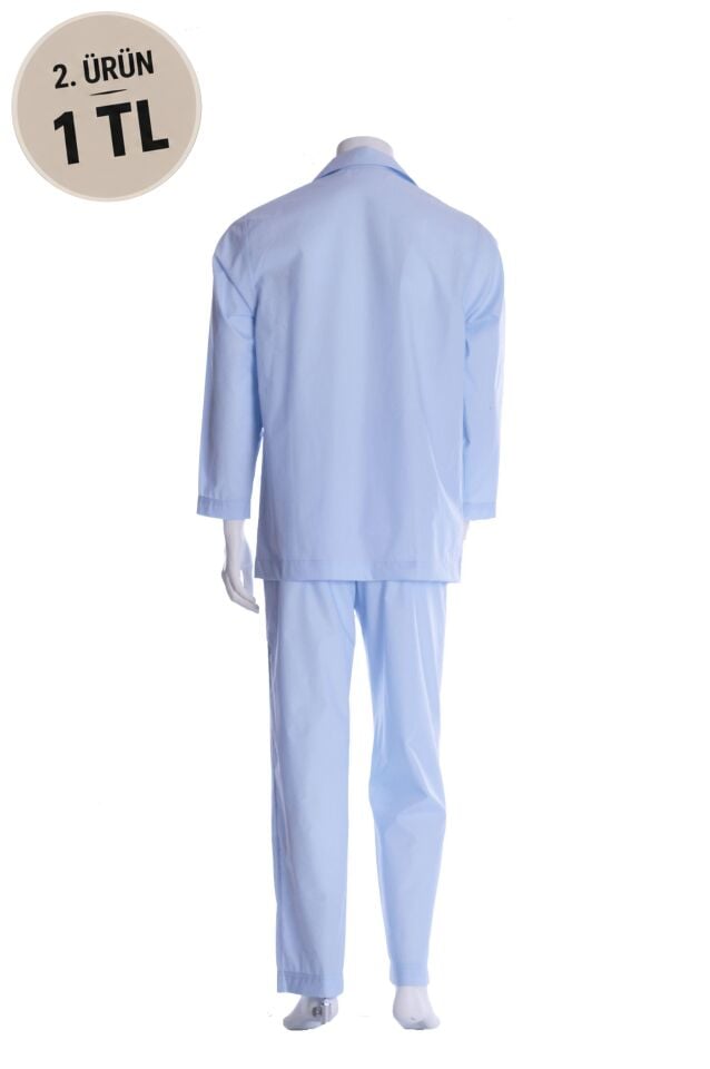 The DON Poplin Erkek Pijama Takımı Desen 21