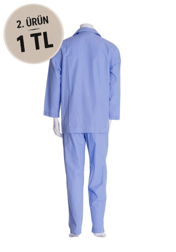 The DON Poplin Erkek Pijama Takımı Desen 26