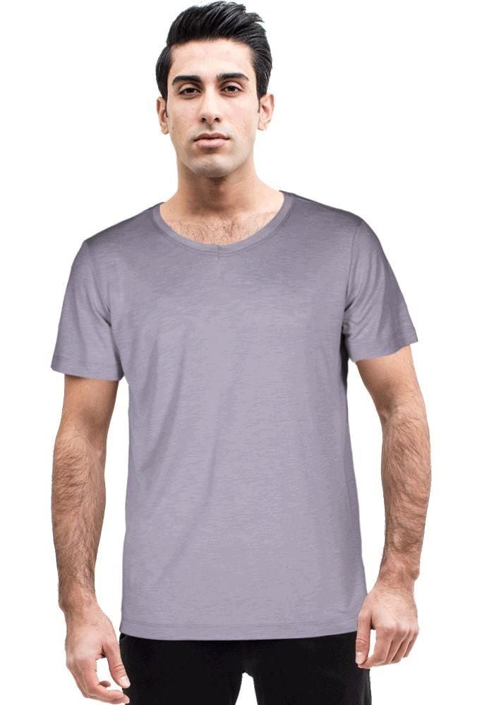 The DON Süprem Erkek Tişört Gümüş Gri