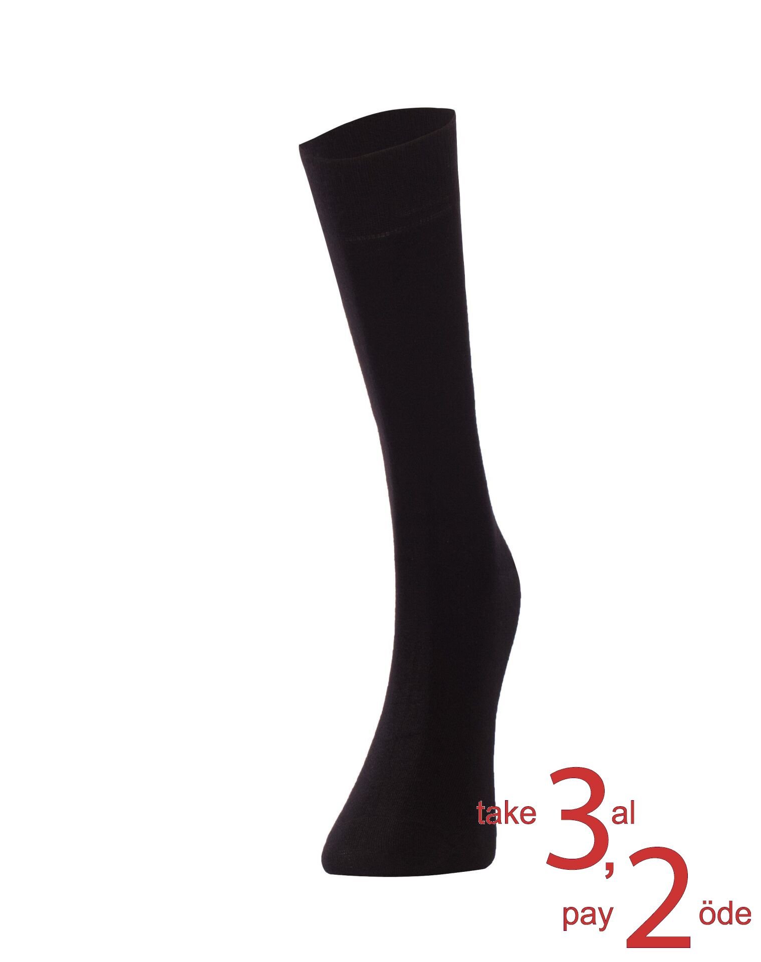 The DON London Pamuklu Erkek Çorap Siyah