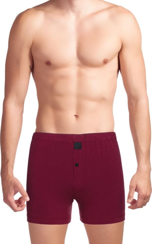 The DON Jersey Penye-Örme Erkek Boxer Bordo 1