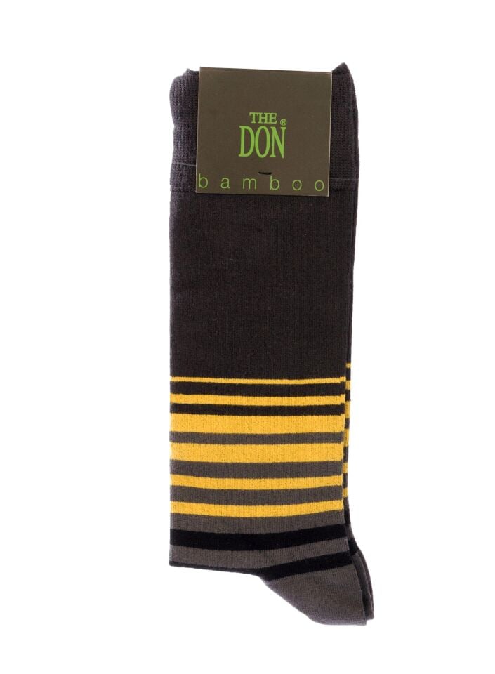 The DON Desenli Bambu Erkek Çorap Desen 3