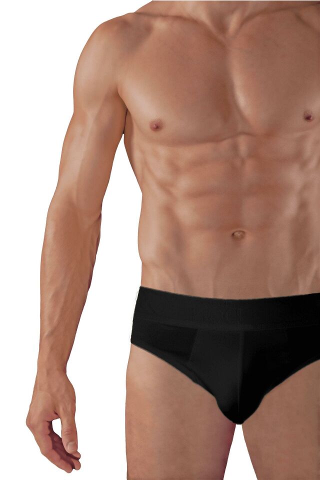 The DON Organic Blended Brief Erkek Slip Siyah Siyah - XL