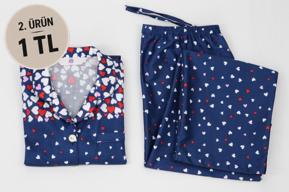 The DON Poplin Kadın Pijama Takımı