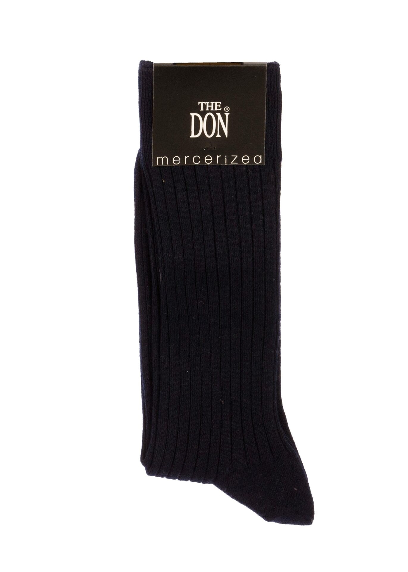The DON Merserize Ripli Erkek Çorap Lacivert
