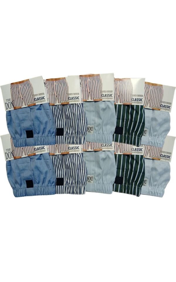 The DON Poplin Erkek Boxer 10'lu Paket - 10P7XXL (XXL)