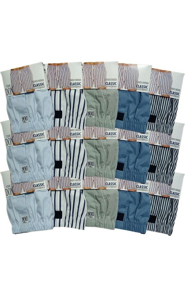 The DON Poplin Erkek Boxer 15'li Paket - 15P7XXL (XXL)